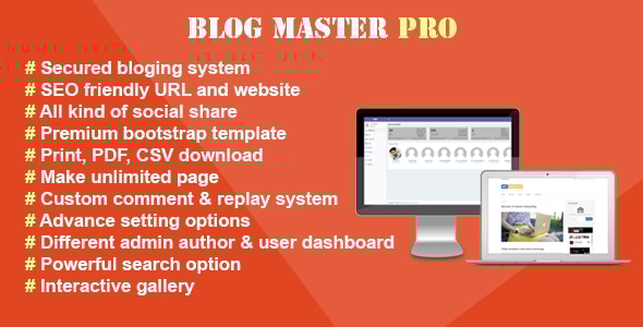 Blog Master Pro - CodeCanyon Item for Sale