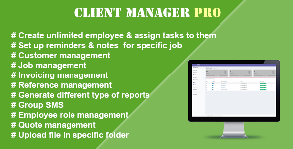 Client Manager Pro - CodeCanyon Item for Sale