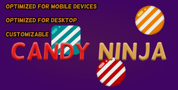 Candy Ninja (HTML5 Game + Construct 2 CAPX) - CodeCanyon Item for Sale