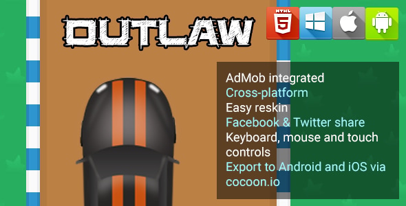 Outlaw - HTML5 Game - Phaser - CodeCanyon Item for Sale
