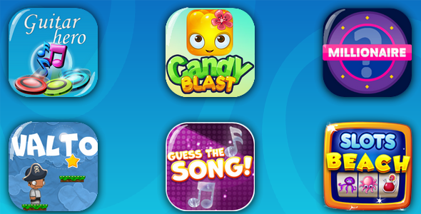 HTML5 GAMES BUNDLE №1 (CAPX) - CodeCanyon Item for Sale