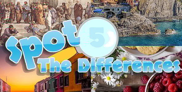 Spots 5 Differences - Find The Difference Game - CodeCanyon Item for Sale