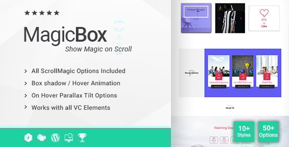Scroll Magic and Special Effects Magic Box for WPBakery Page Builder - CodeCanyon Item for Sale