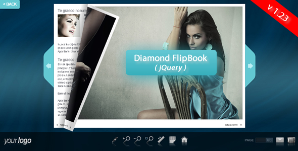 Diamond FlipBook - jQuery - CodeCanyon Item for Sale