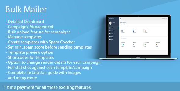 Bulk Mailer - mass email software - CodeCanyon Item for Sale