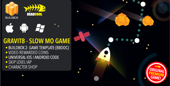 Gravit8 - BuildBox 2 Game Template Document - iOS / Android / BBDOC - CodeCanyon Item for Sale