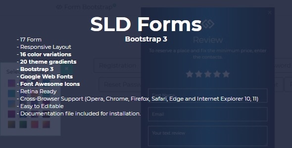 SLD Form Bootstrap 3 - CodeCanyon Item for Sale