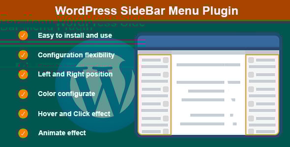 WordPress SideBar Menu Plugin - CodeCanyon Item for Sale