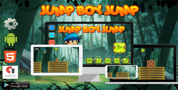 Jump Boy Jump - HTML5 Javascript game(Construct2 | Construct 3 both version included) - CodeCanyon Item for Sale