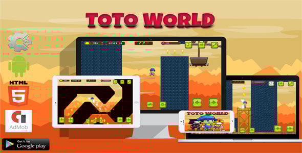 Toto World - HTML5 Javascript game(Construct2 | Construct 3 both version included) - CodeCanyon Item for Sale