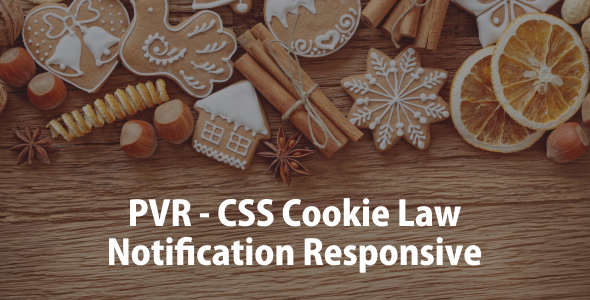 PVR - CSS Cookie Law Notification Responsive - CodeCanyon Item for Sale