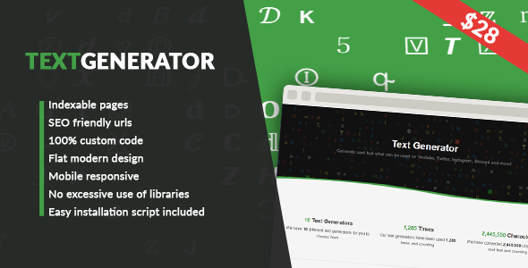 Text Generator - CodeCanyon Item for Sale
