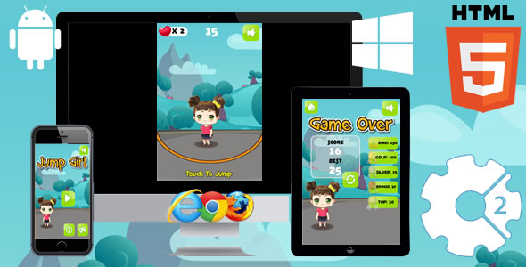 Jump girl - CodeCanyon Item for Sale