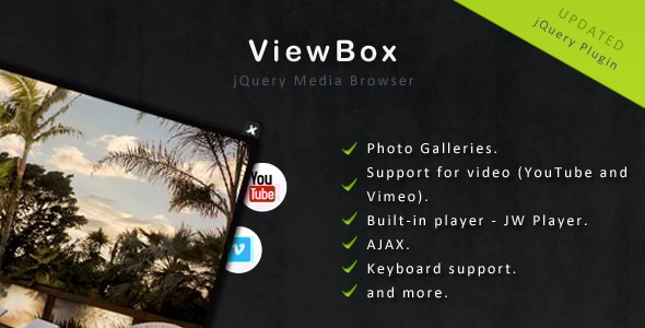 ViewBox - Media Browser - LightBox Alternative - CodeCanyon Item for Sale