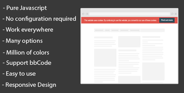 Embed Cookie - Cookie Law Generator - CodeCanyon Item for Sale