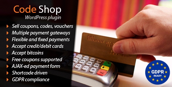 Code Shop - WordPress Plugin - CodeCanyon Item for Sale