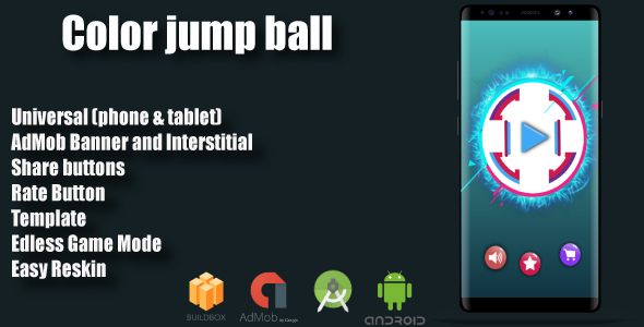 Color : Jump Ball ( BuildBox Project + Admob + Bbdoc ) - CodeCanyon Item for Sale