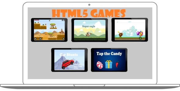 5 HTML5 GAME BUNDLE - CodeCanyon Item for Sale