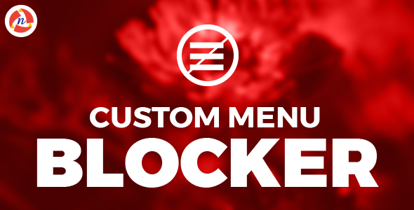 Custom Menu Blocker - CodeCanyon Item for Sale