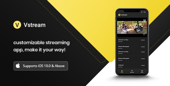 Vstream - iOS Video Streaming Application - CodeCanyon Item for Sale