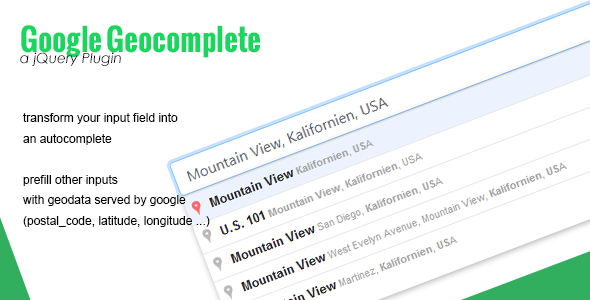 Google Geocomplete - CodeCanyon Item for Sale