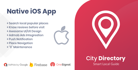City Directory iOS Native App - CodeCanyon Item for Sale