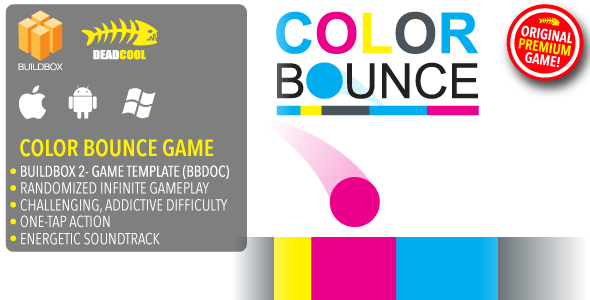 Color Bounce - BuildBox 2 Game Template Document - iOS / Android / BBDOC - CodeCanyon Item for Sale