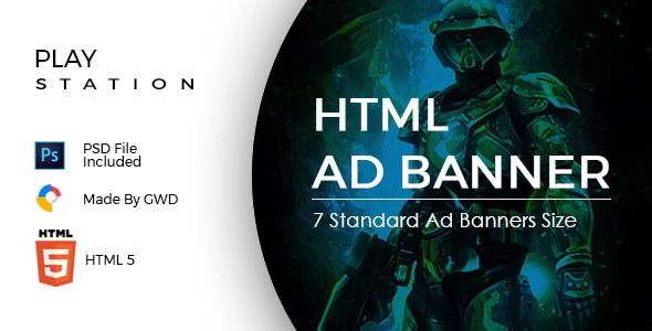 Gaming Ad Banners - CodeCanyon Item for Sale