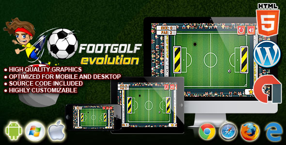 Footgolf Evolution - HTML5 Construct 2 Sport Game - CodeCanyon Item for Sale