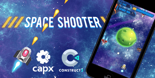 Space Shooter HTML5 Game C2 & C3 by Sparximer | CodeCanyon