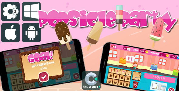 Popsicle Party - Html5 Game - CodeCanyon Item for Sale