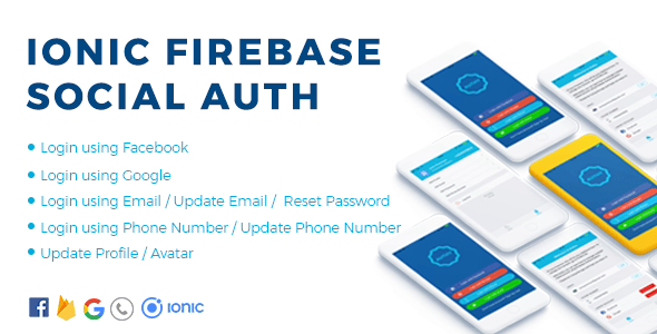 Authy - Ionic Firebase Social Authentication Full App - CodeCanyon Item for Sale