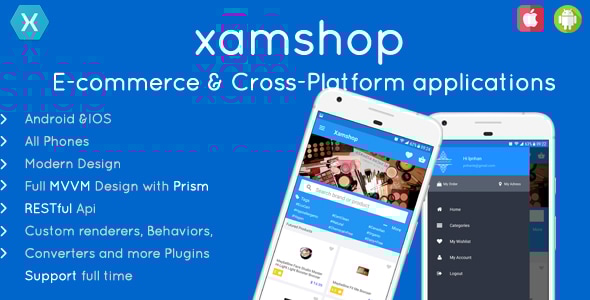 XamShop Ecommerce Application - Cross Platform - CodeCanyon Item for Sale
