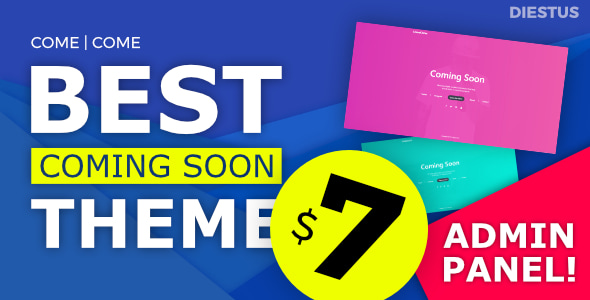 Coming Soon w/ ADMIN - CodeCanyon Item for Sale