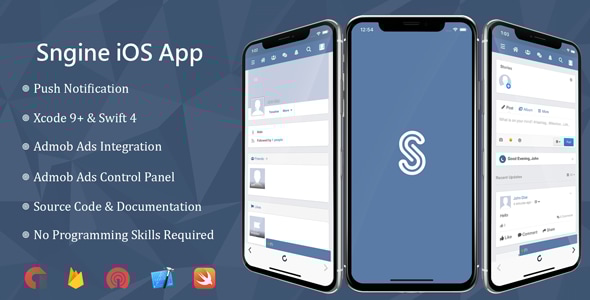 Sngine iOS Application - CodeCanyon Item for Sale