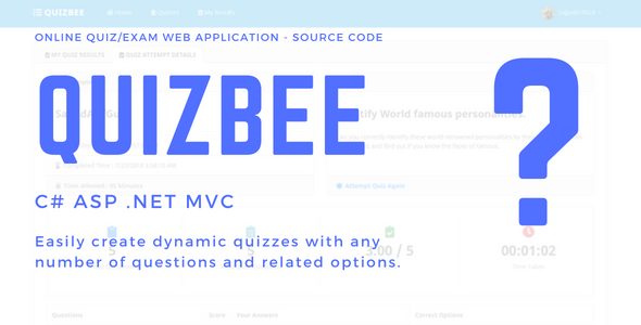 Online Quiz Application in C# ASP .Net MVC by SajjadArifGul | CodeCanyon