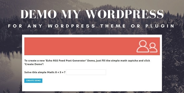 Demo My WordPress - Temporary WordPress Install Creator - CodeCanyon Item for Sale