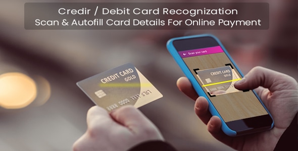 Credit / Debit Card Recognition - CodeCanyon Item for Sale