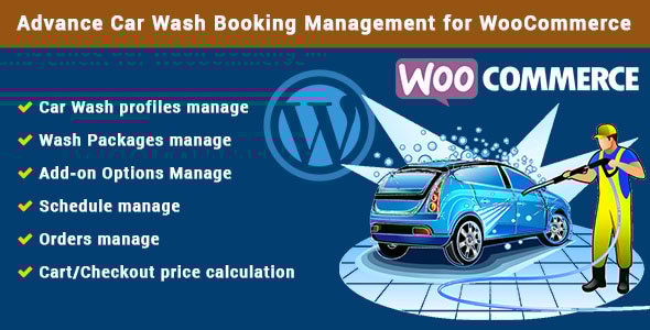 Advance Car Wash Booking Management for WooCommerce - CodeCanyon Item for Sale