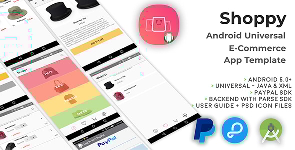 Shoppy | Android Universal eCommerce App Template - CodeCanyon Item for Sale