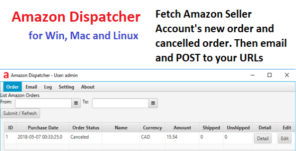 Amazon Dispatcher - CodeCanyon Item for Sale