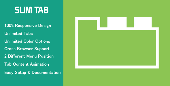 Slim Tab - Responsive WordPress Tabs plugin - CodeCanyon Item for Sale