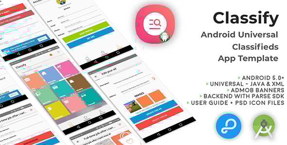 Classify | Android Universal Classifieds App Template - CodeCanyon Item for Sale