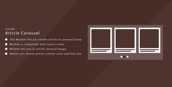 Article Carousel for Joomla - CodeCanyon Item for Sale