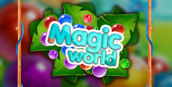Magic world-bubble shooter construct2 - CodeCanyon Item for Sale