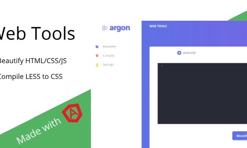 Web Tools - Beautify HTML/JS/CSS & Compile LESS Online by thanhdev
