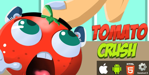Tomato Crush - HTML5 Game (CAPX) - CodeCanyon Item for Sale