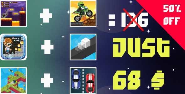Bundle 6 Games IOS with different Gameplay - CodeCanyon Item for Sale