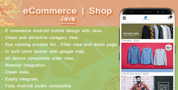 Android E-Commerce template | Java - CodeCanyon Item for Sale