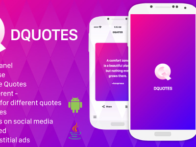 Quotes Android App with Admin Panel by qboxus | CodeCanyon